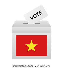Election in Vietnam. Election Concept. Vector Illustration.