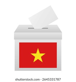 Election in Vietnam. Election Concept. Vector Illustration.