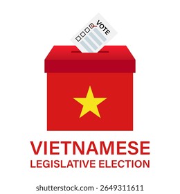 Election in Vietnam. Election Concept. Vector Illustration.