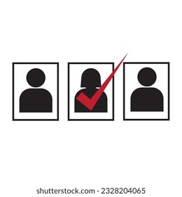 Election or vote box icon vector illustration