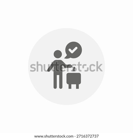 election vote icon sign vector