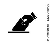 election vote icon symbol vector. on white background