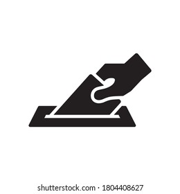 ilustración de símbolo de icono de voto electoral