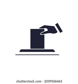 election vote icons symbol vector elements for infographic web