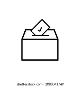 election vote icons symbol vector elements for infographic web