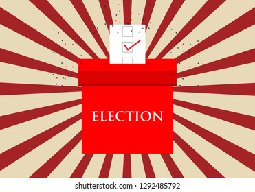 Election, vote logo