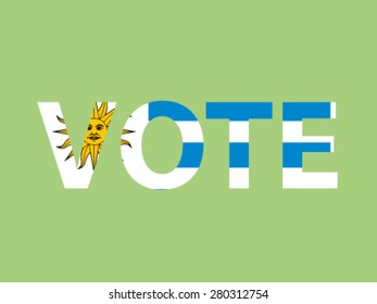 Election Vote Text Uruguay