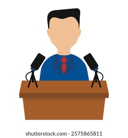 Election and Vote Vector Illustration - Debate