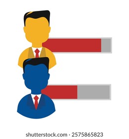 Election and Vote Vector Illustration - Rival Election