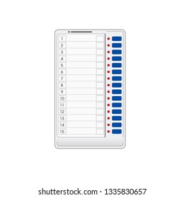 Election Voting Machine Evm