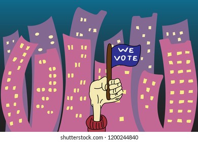 Elections in the big city.