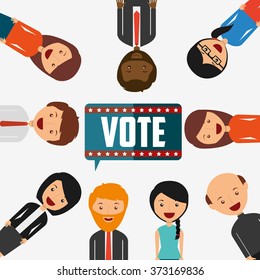 elections day design, vector illustration eps10 graphic 