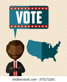 elections day design, vector illustration eps10 graphic 