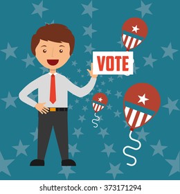 elections day design, vector illustration eps10 graphic 