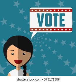 elections day design, vector illustration eps10 graphic 