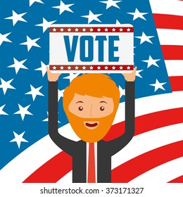 elections day design, vector illustration eps10 graphic 