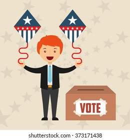 elections day design, vector illustration eps10 graphic 