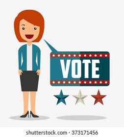 elections day design, vector illustration eps10 graphic 