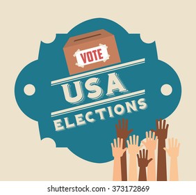 elections day design, vector illustration eps10 graphic 
