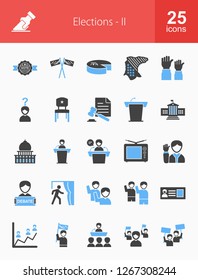 Elections Filled Icons