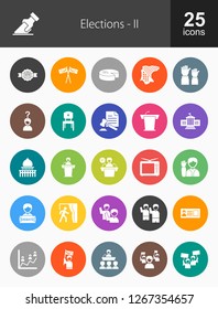 Elections Filled Icons