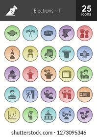 Elections Filled Icons