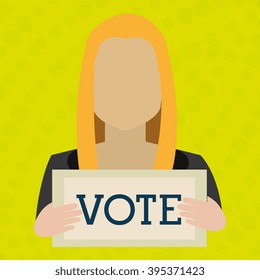 elections icon design 