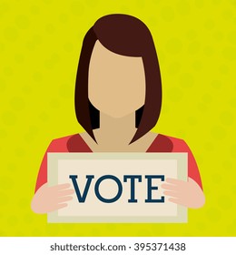 elections icon design 
