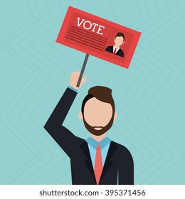 elections icon design 
