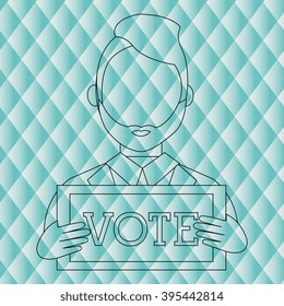 elections icon design 