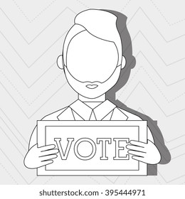 elections icon design 