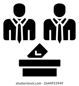 Elections Icon Element for Design