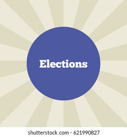 elections icon. sign design. background
