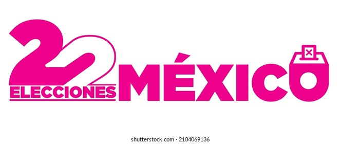 Elections logo in Mexico 2022