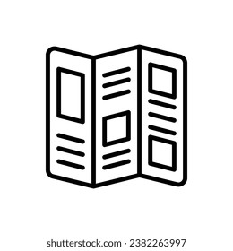Elections Propaganda Outline Icon Vector Illustration