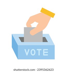 Elections Vector Flat Icon For Personal And Commercial Use.
