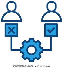 Elemento de icono electoral para el diseño
