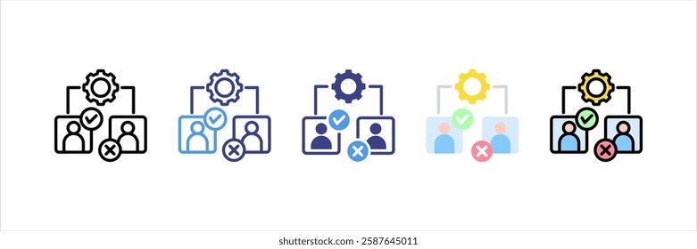 Electoral Multi Style Icon Set