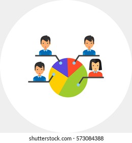 Electorate Pie Chart Icon