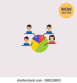 Electorate Pie Chart Icon