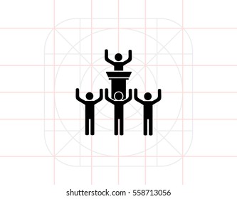 Electorate simple icon