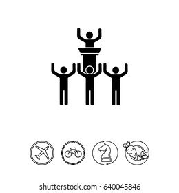 Electorate simple icon