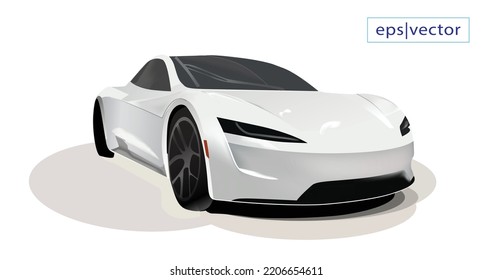 iluminación eletric 3d del coche de renderización