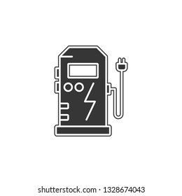 Electric apparatus for refueling icon. Simple outline vector of Sustainable Energy set icons for UI and UX, website or mobile application on white background