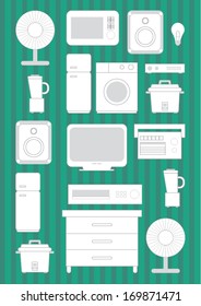 Electric appliance vector/illustration / background