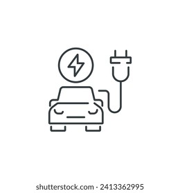 Electric Ar icon, vector illustration