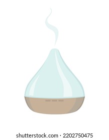 Electric aroma diffuser vector illustration.