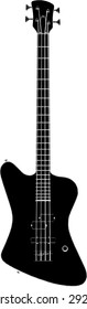 Electric Bass Guitar Vector 03