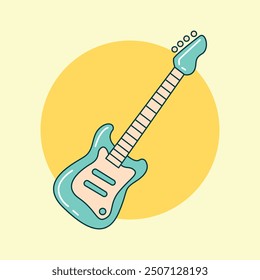 Electric bass guitar vector images