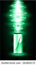 electric battery energy, vector illustration, Light Abstract Technology background for computer graphic website internet. wave